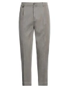 PAOLO PECORA PAOLO PECORA MAN PANTS GREY SIZE 38 LYOCELL, COTTON, ELASTANE