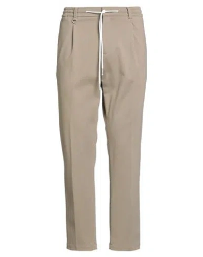 Paolo Pecora Man Pants Khaki Size 36 Viscose, Polyamide, Elastane In Sand