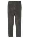 Paolo Pecora Man Pants Lead Size 36 Cotton, Elastane In Grey