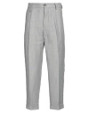 Paolo Pecora Man Pants Light Grey Size 28 Linen, Polyester, Wool