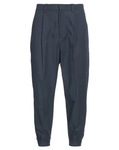 Paolo Pecora Man Pants Midnight Blue Size 30 Cotton, Elastane