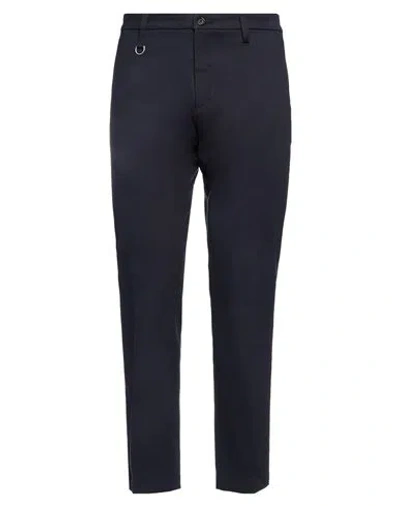 Paolo Pecora Man Pants Midnight Blue Size 30 Cotton, Elastane