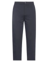 Paolo Pecora Man Pants Midnight Blue Size 34 Cotton