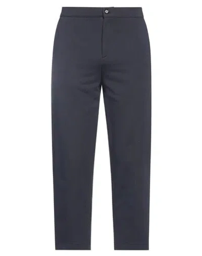 Paolo Pecora Man Pants Midnight Blue Size 34 Cotton