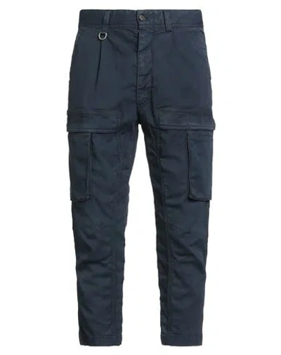 Paolo Pecora Man Pants Midnight Blue Size 32 Cotton, Elastane