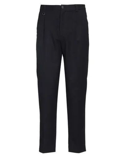 Paolo Pecora Man Pants Midnight Blue Size 32 Polyester, Viscose, Elastane
