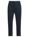 Paolo Pecora Man Pants Midnight Blue Size 34 Cotton, Elastane