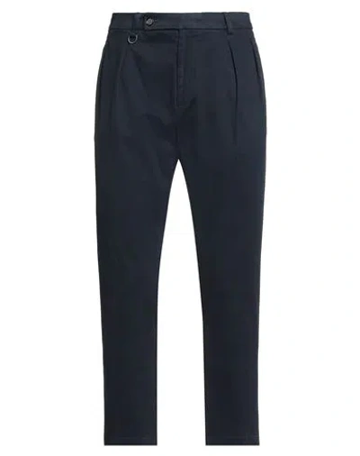 Paolo Pecora Man Pants Midnight Blue Size 34 Cotton, Elastane