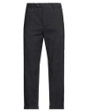 Paolo Pecora Man Pants Black Size 32 Cotton, Polyester, Viscose, Elastane In Black