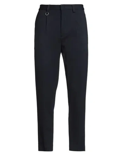 Paolo Pecora Man Pants Midnight Blue Size 34 Viscose, Polyamide, Elastane