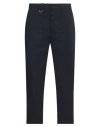 Paolo Pecora Man Pants Midnight Blue Size 36 Cotton, Elastane