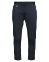 Paolo Pecora Man Pants Midnight Blue Size 36 Cotton, Elastane In Blue