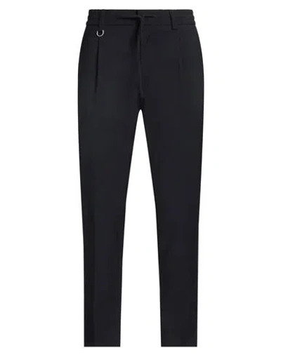 Paolo Pecora Man Pants Midnight Blue Size 36 Polyester, Wool, Elastane