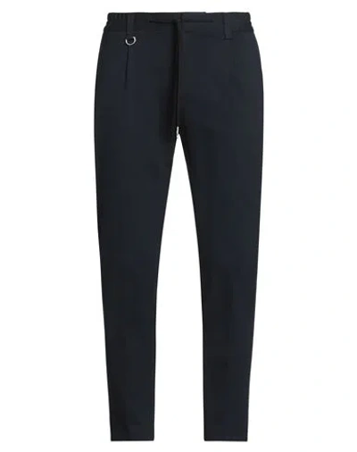 Paolo Pecora Man Pants Midnight Blue Size 32 Viscose, Polyamide, Elastane