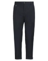 Paolo Pecora Man Pants Midnight Blue Size 38 Cotton, Elastane In Blue