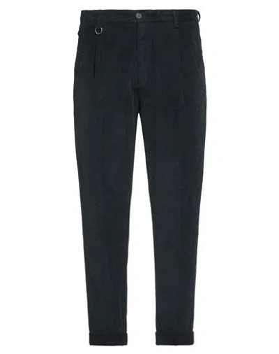 Paolo Pecora Man Pants Midnight Blue Size 38 Cotton, Elastane
