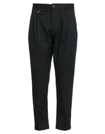 Paolo Pecora Man Pants Midnight Blue Size 38 Cotton, Elastane