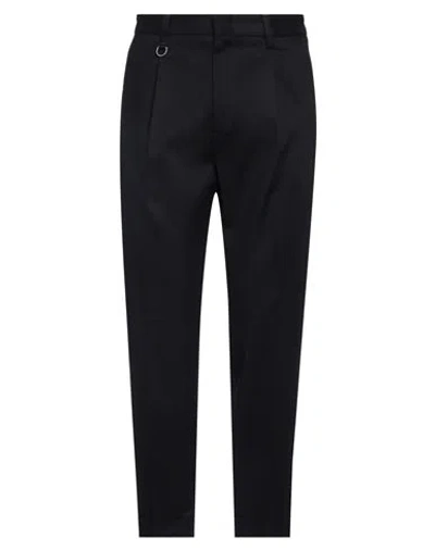 PAOLO PECORA PAOLO PECORA MAN PANTS MIDNIGHT BLUE SIZE 38 LYOCELL, COTTON, ELASTANE