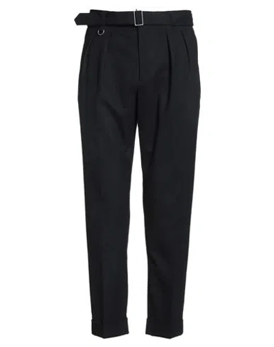 Paolo Pecora Man Pants Midnight Blue Size 38 Polyester, Viscose, Elastane