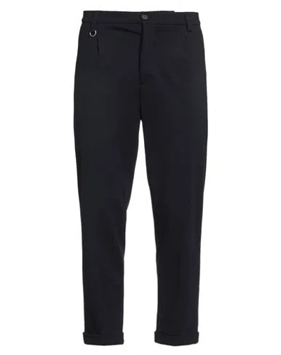Paolo Pecora Man Pants Midnight Blue Size 38 Viscose, Polyamide, Elastane