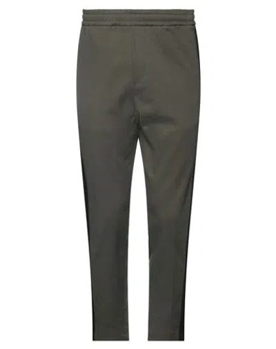 Paolo Pecora Man Pants Military Green Size 32 Cotton, Elastane