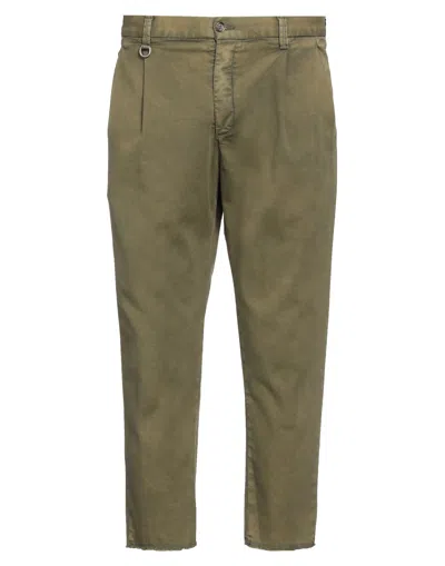 Paolo Pecora Pants In Verde Marcio