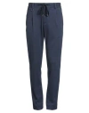 Paolo Pecora Man Pants Navy Size 30 Polyester, Viscose, Polyamide, Elastane