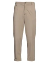 Paolo Pecora Man Pants Khaki Size 38 Cotton, Elastane In Beige