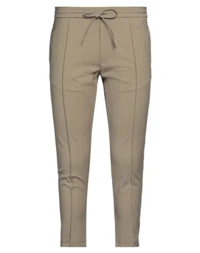 Paolo Pecora Man Pants Sand Size 36 Polyester, Wool, Elastane