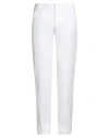 Paolo Pecora Man Pants White Size L Cotton, Lycra