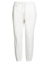 Paolo Pecora Man Pants White Size Xl Cotton, Elastane