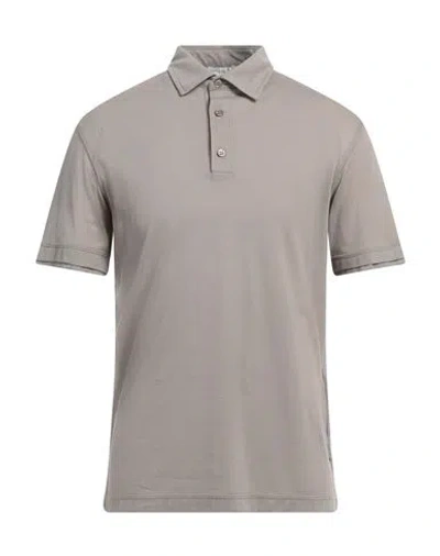 Paolo Pecora Man Polo Shirt Grey Size Xxl Cotton In Grey