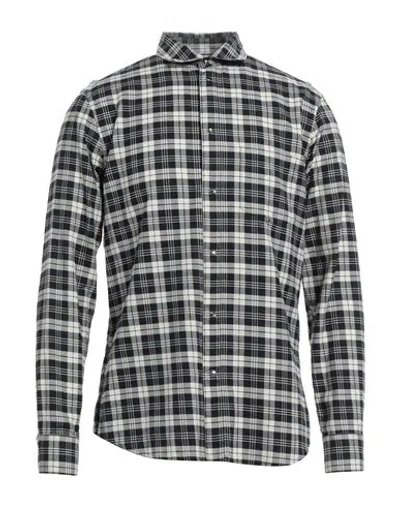 Paolo Pecora Man Shirt Black Size 15 ¾ Cotton