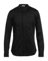 Paolo Pecora Man Shirt Black Size 17 Cotton