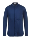 Paolo Pecora Man Shirt Blue Size 16 Cotton