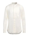 Paolo Pecora Man Shirt Off White Size 17 Cotton In Off White