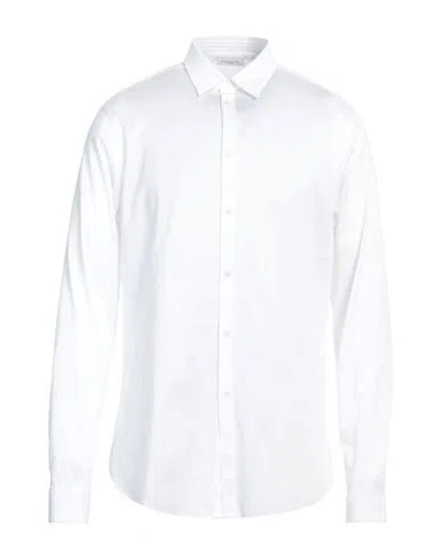 Paolo Pecora Man Shirt White Size 16 Cotton