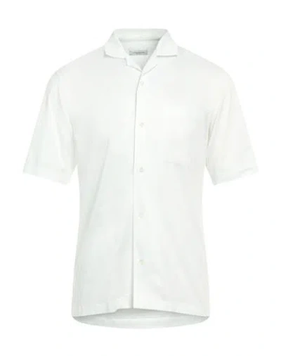 Paolo Pecora Man Shirt White Size M Cotton