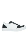 Paolo Pecora Man Sneakers White Size 12 Textile Fibers In White