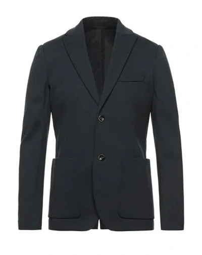Paolo Pecora Man Suit Jacket Steel Grey Size 40 Viscose, Polyamide, Elastane
