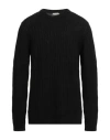 Paolo Pecora Man Sweater Black Size Xxl Virgin Wool In Black