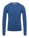 Paolo Pecora Sweaters In Bright Blue