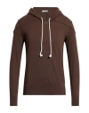 Paolo Pecora Man Sweater Brown Size L Cotton