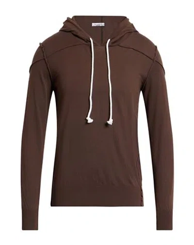 Paolo Pecora Man Sweater Brown Size L Cotton