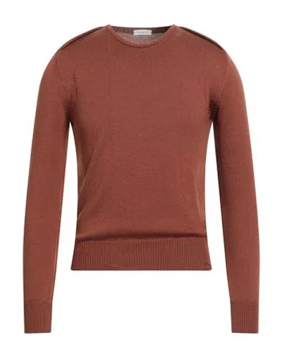 Paolo Pecora Man Sweater Brown Size S Wool