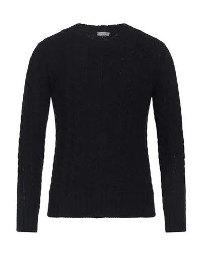 Paolo Pecora Man Sweater Midnight Blue Size S Virgin Wool