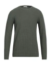Paolo Pecora Man Sweater Military Green Size M Cotton In Green