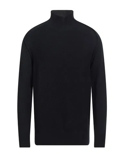Paolo Pecora Man Sweater Navy Blue Size L Virgin Wool In Navy Blue