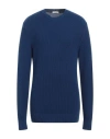 Paolo Pecora Man Sweater Navy Blue Size Xl Virgin Wool