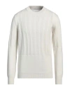 Paolo Pecora Man Sweater Off White Size L Virgin Wool